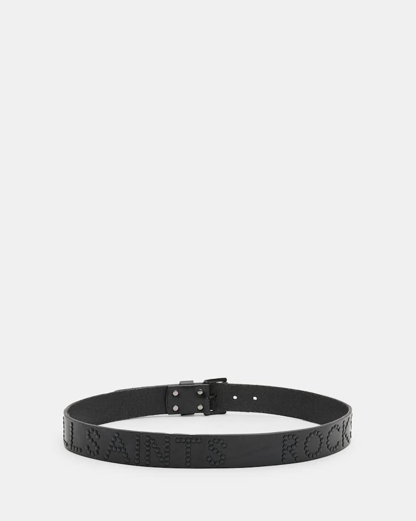 AllSaints Rock Studded Leather Belt