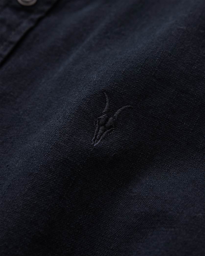 Gleason Press Stud Ramskull Denim Shirt