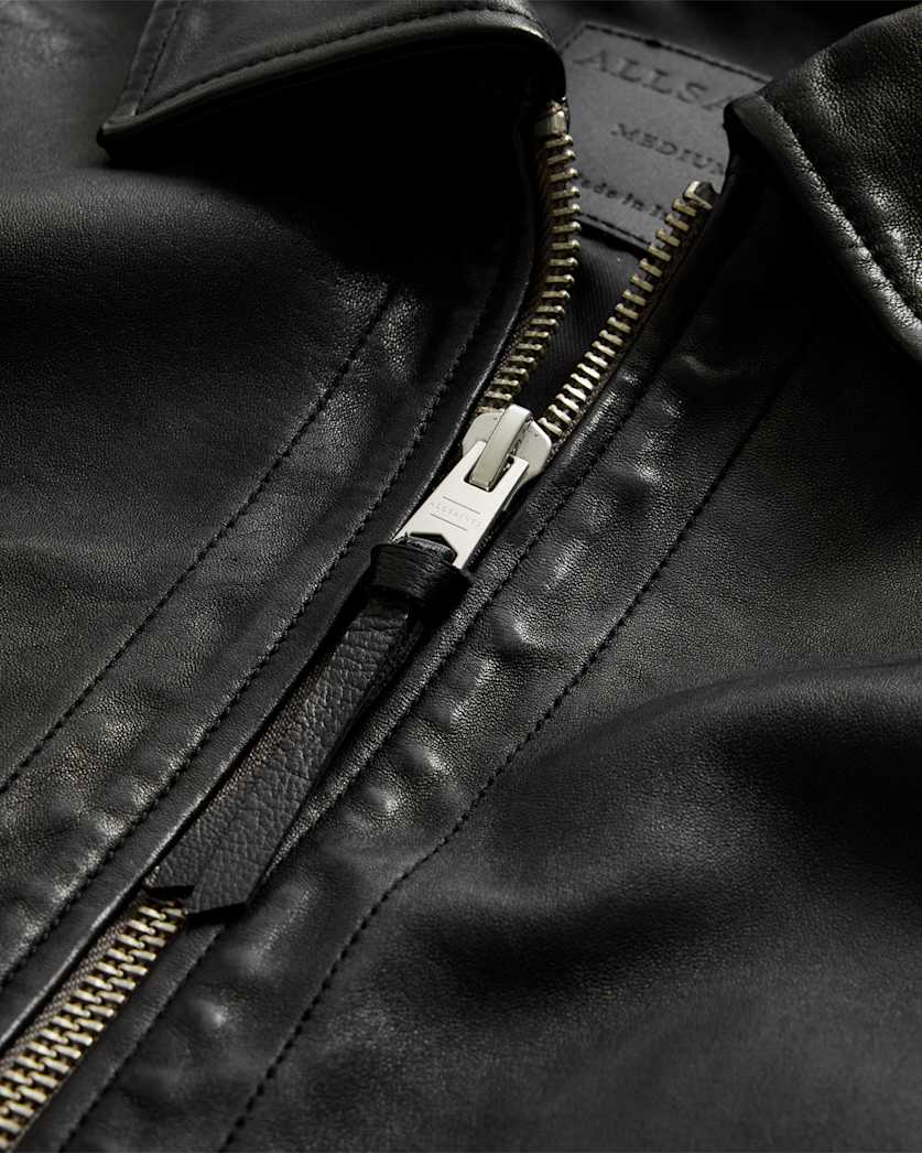 Erol Zip Up Leather Jacket