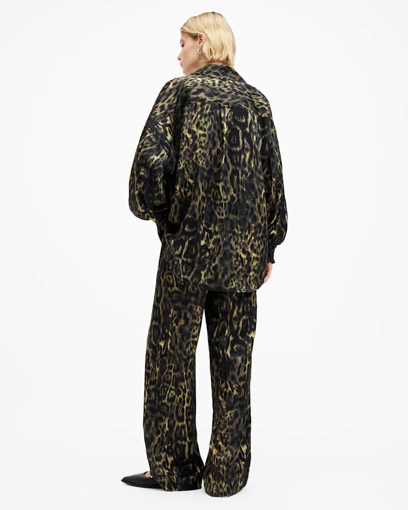Charli Silk Blend Wide Leg Trousers