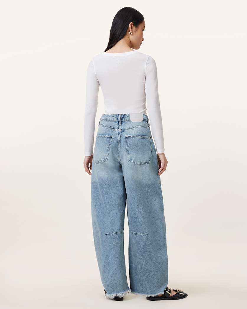 Jett Barrel Leg Denim Jeans