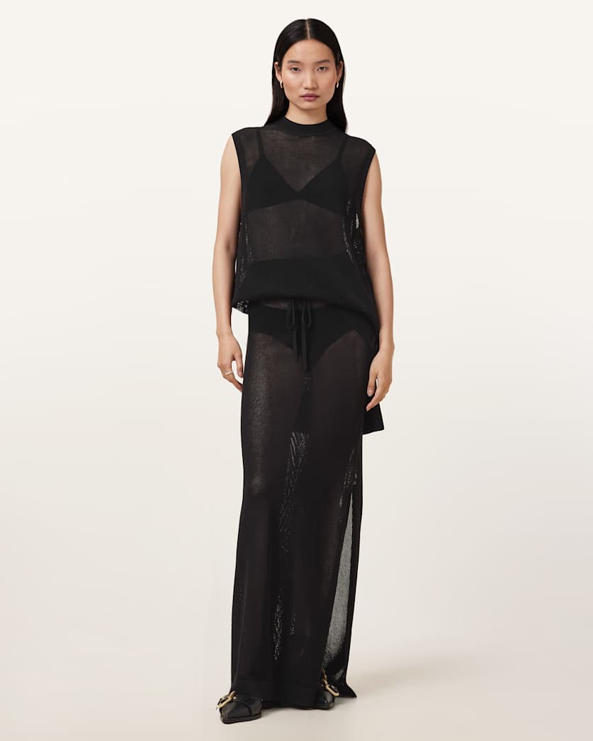Yuri Knitted Maxi Skirt