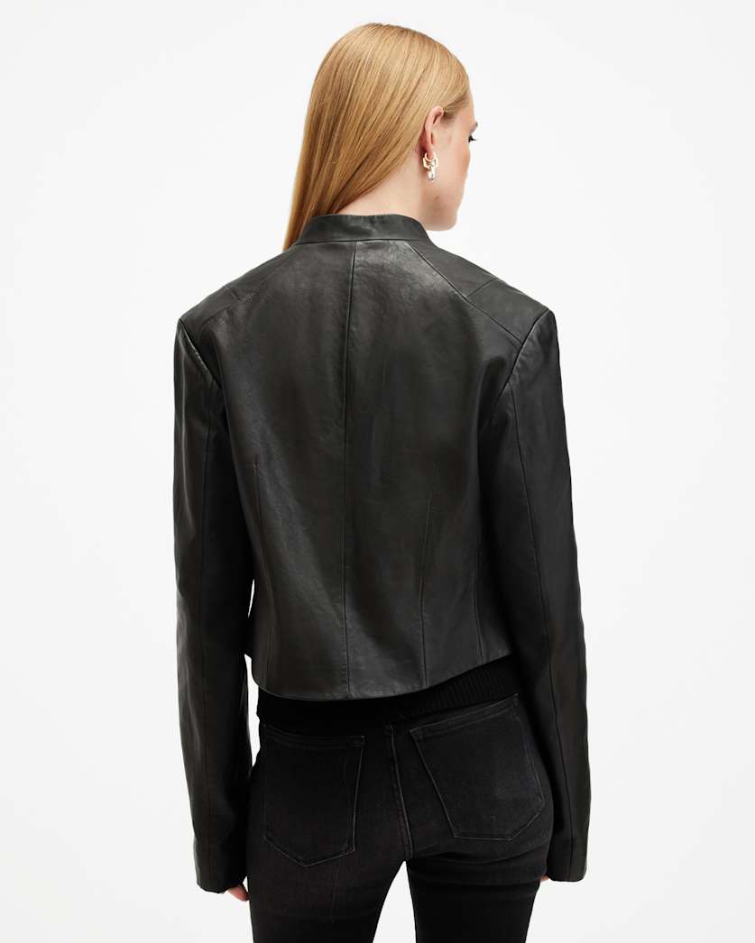 Sadler Slim Fit Leather Jacket