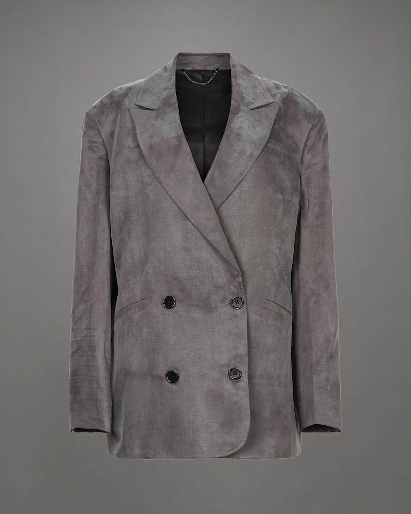 Elle Double Breasted Lightweight Blazer