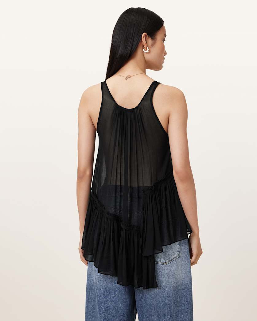 Rach Tiered Sheer Top