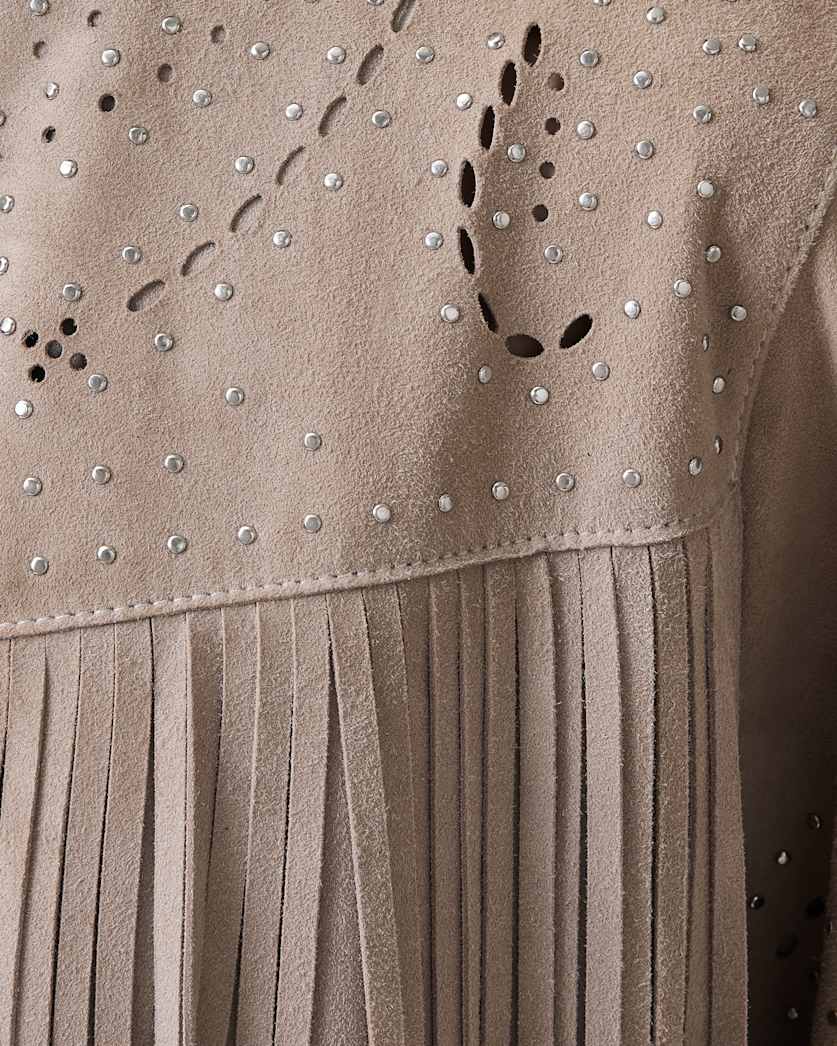 Asta Suede Tassel Jacket