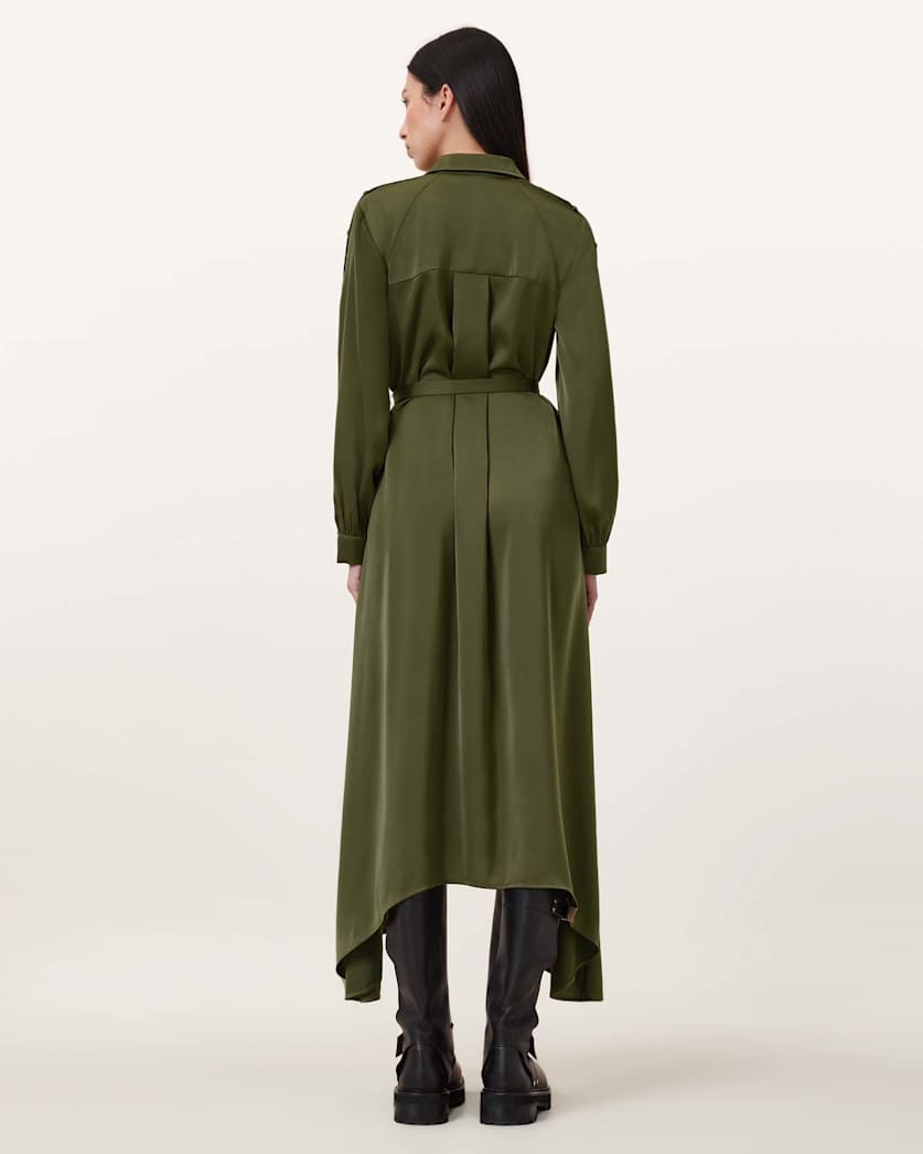 Lexi Satin Midi Dress