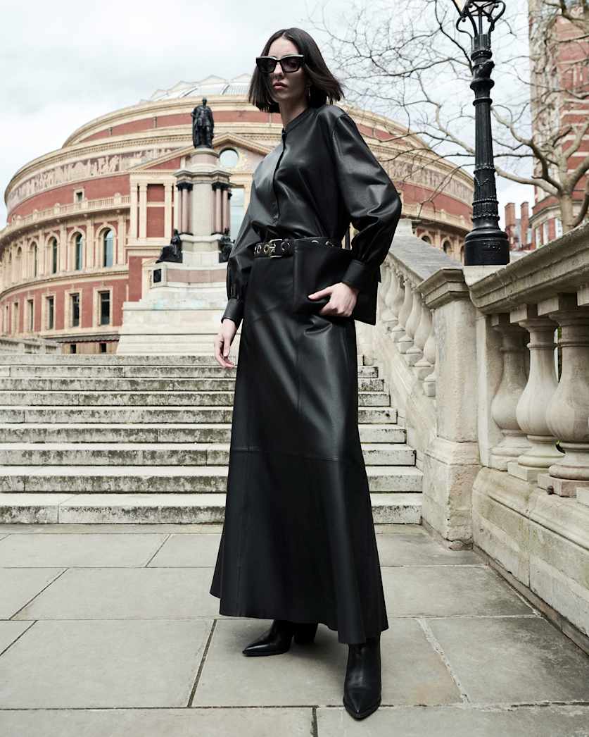 Sara Leather Shirt