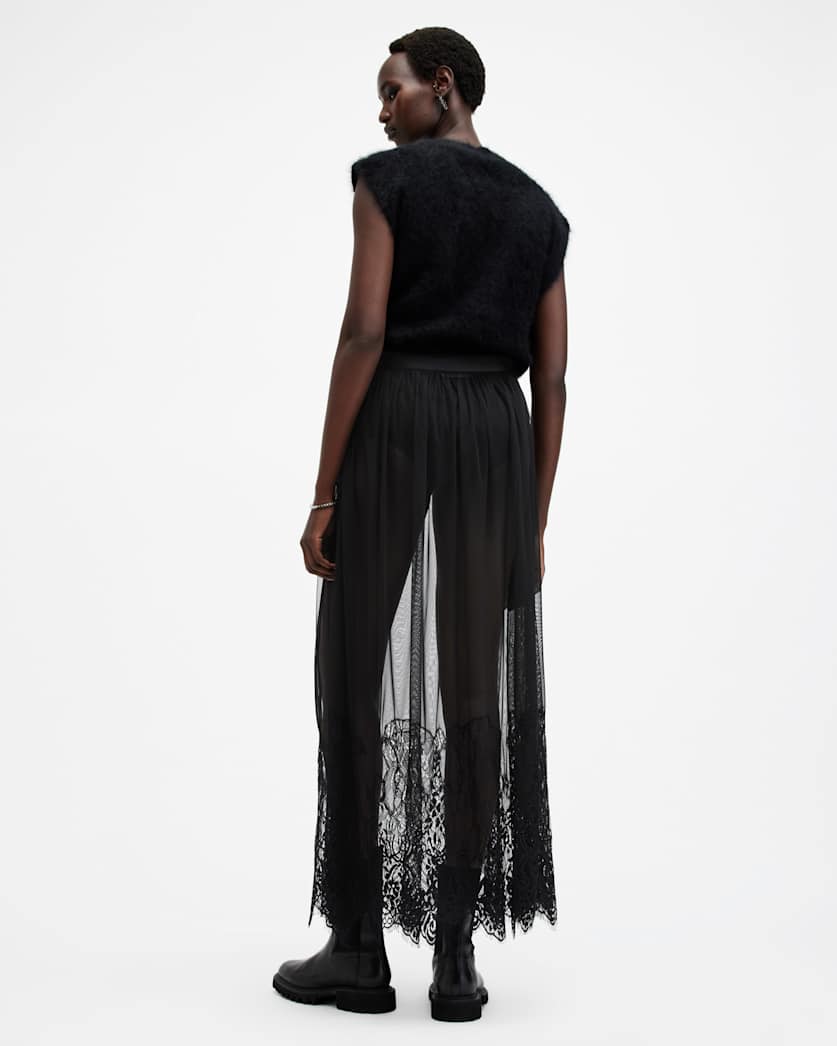 Ariella Lace Midi Skirt