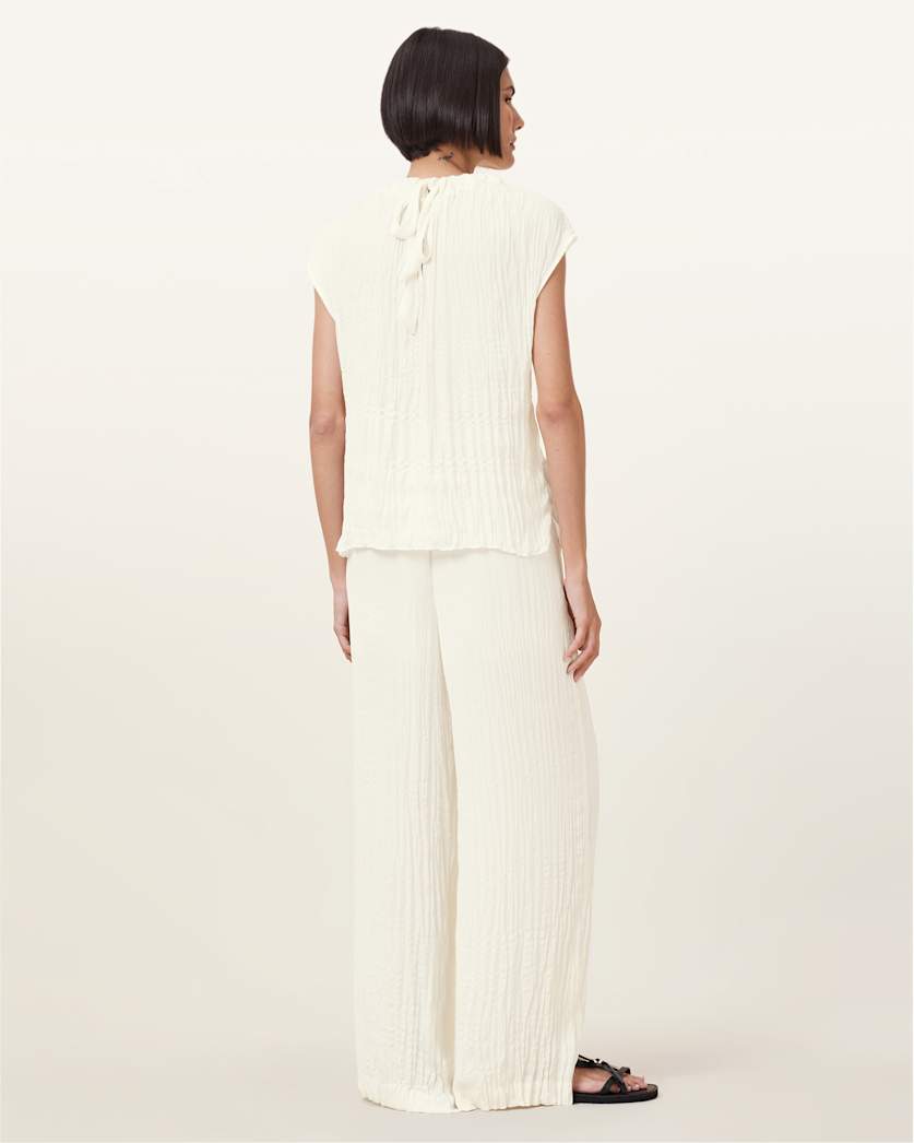 Caramin Crinkle Leg Trousers