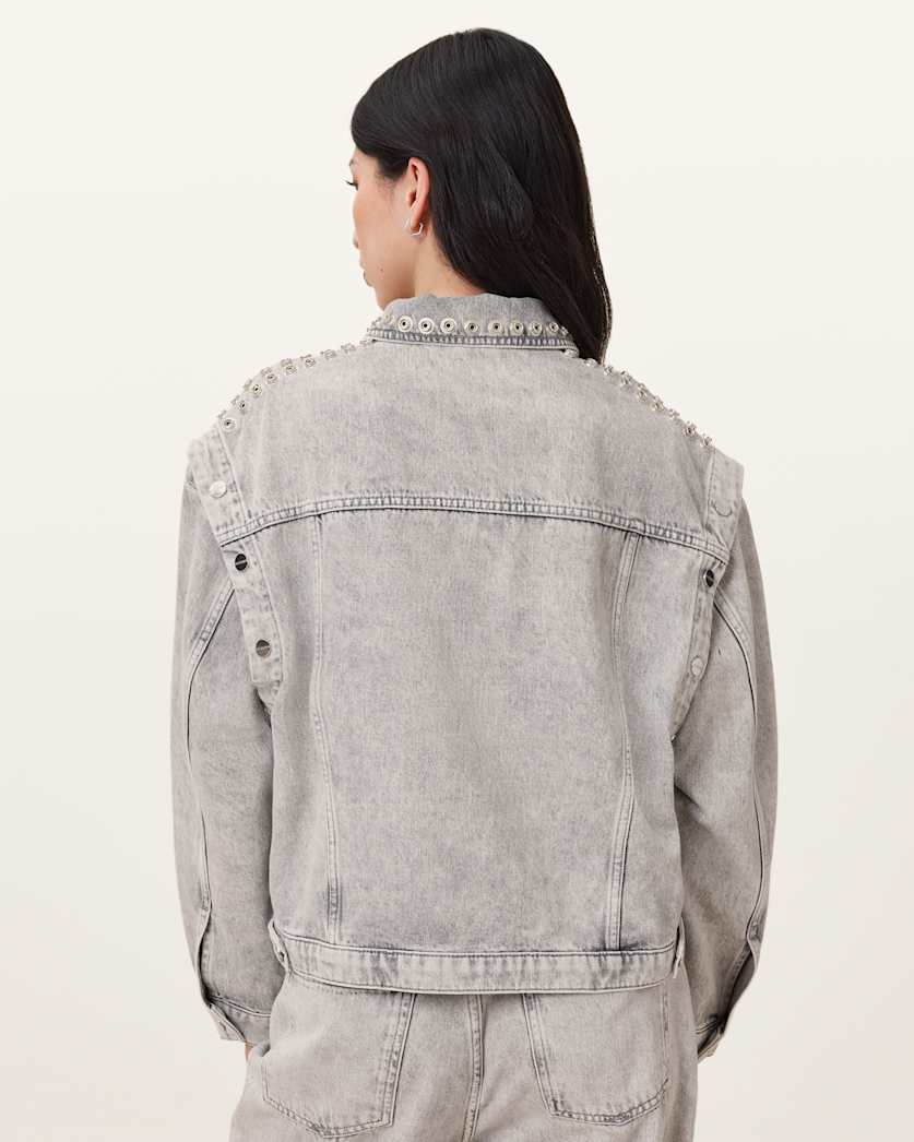 Chlo Studded Denim Jacket