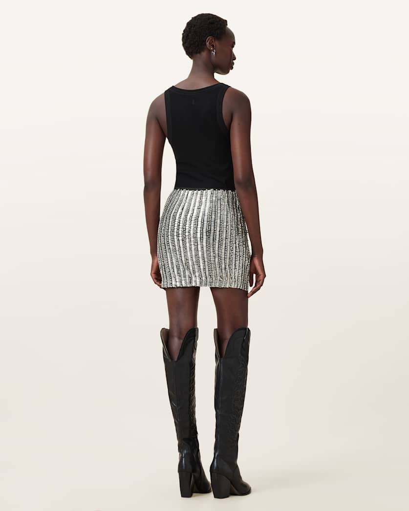 Jamilia Embellished Mini Skirt