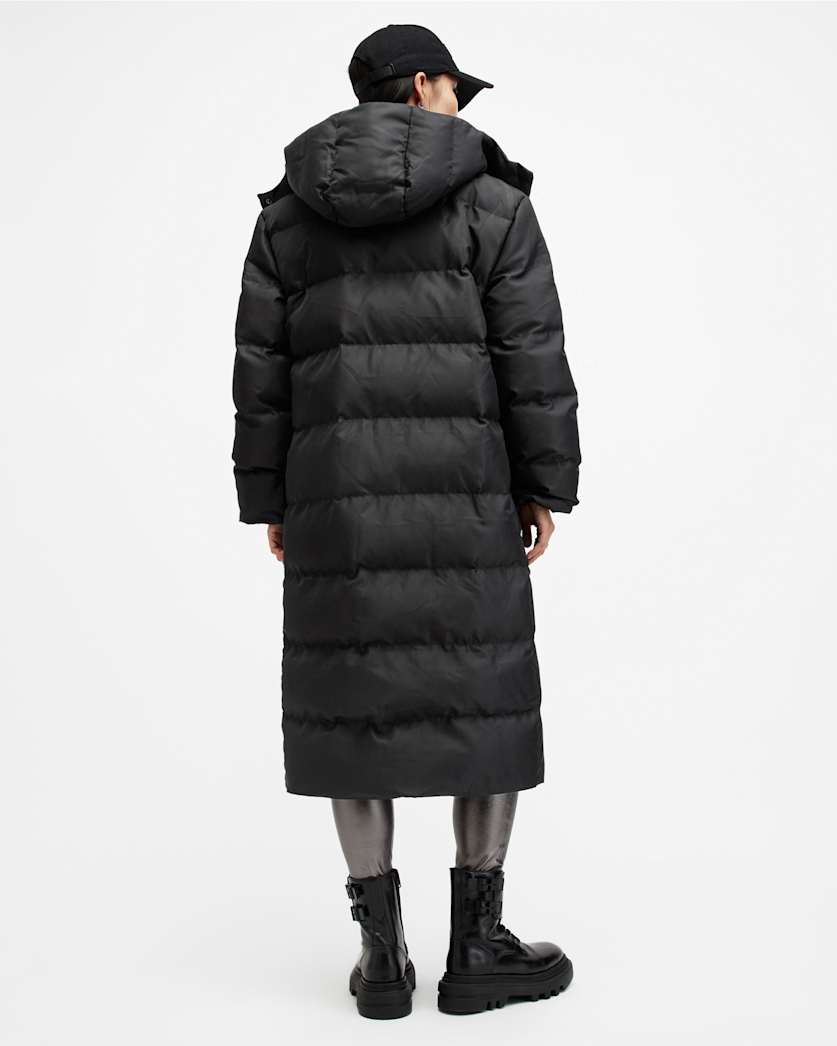 Allana Funnel Neck Recycled Puffer Jacket