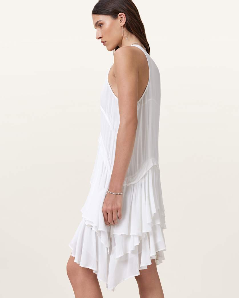 Cavarly Ruffled Mini Dress