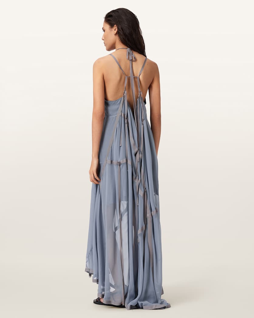 Parachute Limited Edition Draped Silk Maxi Dress