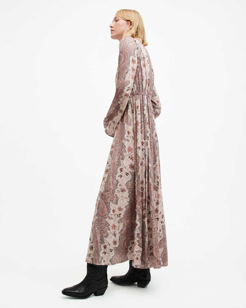 Susannah Cascade Paisley Maxi Dress