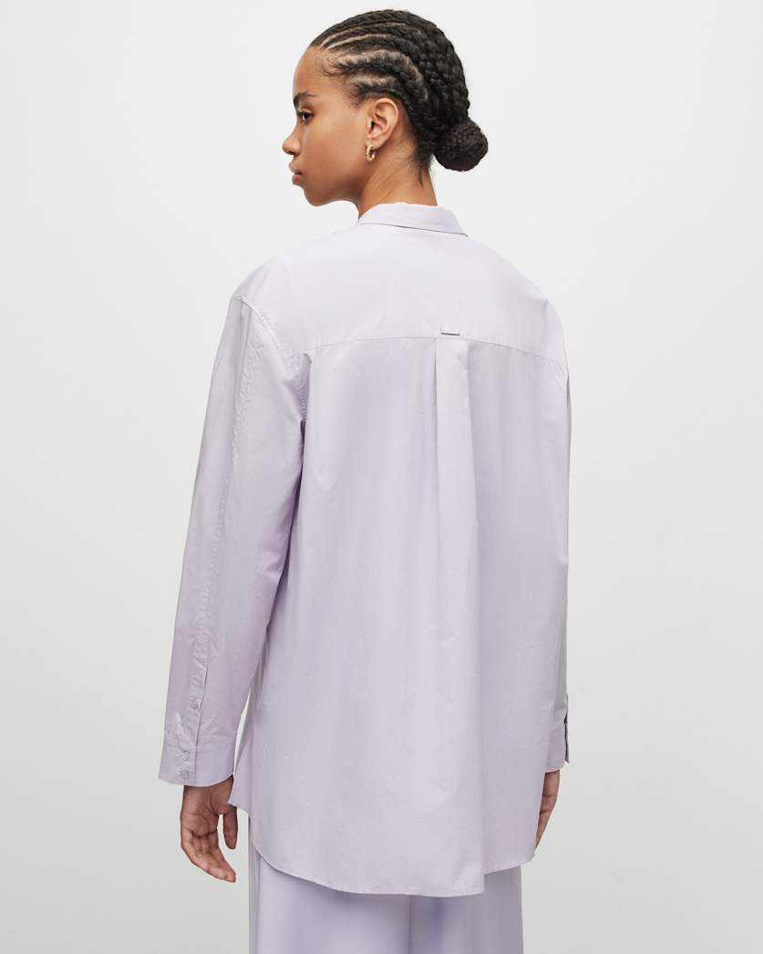 Sasha Oversized Split Hem Shirt