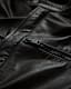 Jade Tab Collar Leather Jacket
