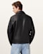 Watts Cropped Leather Blazer