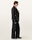 Milo Asymmetric Zip Leather Biker Jacket