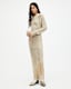 Jesse Metallic Crochet Midi Dress