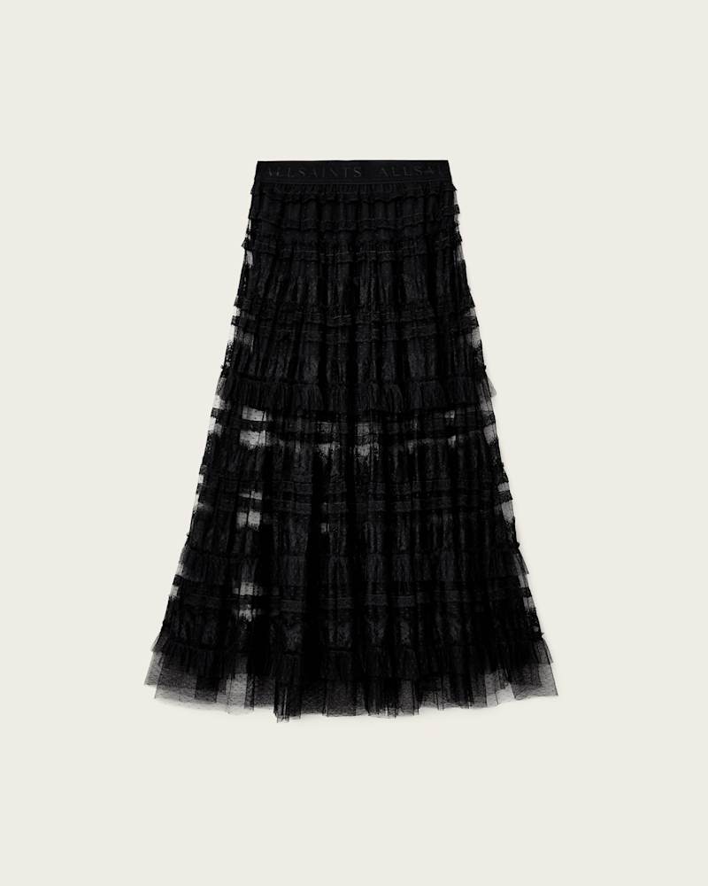 Aude Ruffle Cape Top