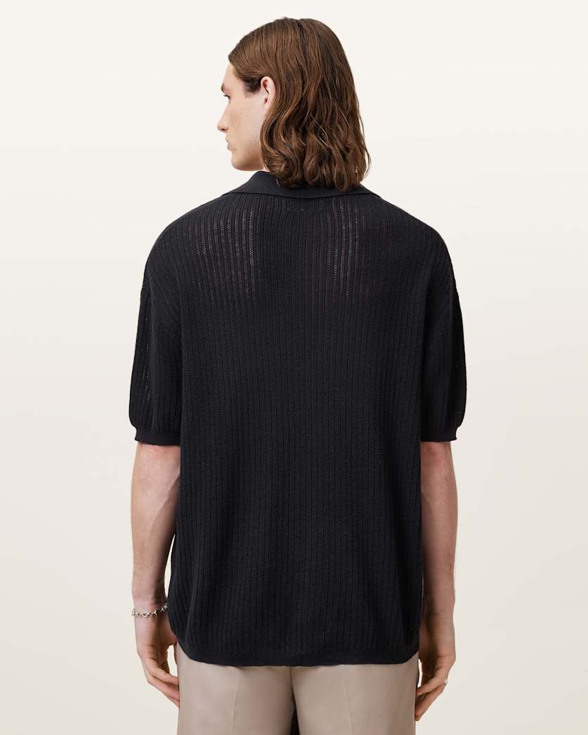 Thoma Short Sleeve Knitted Polo Shirt