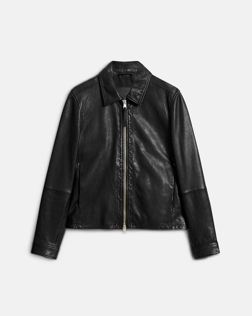 Erol Zip Up Leather Jacket