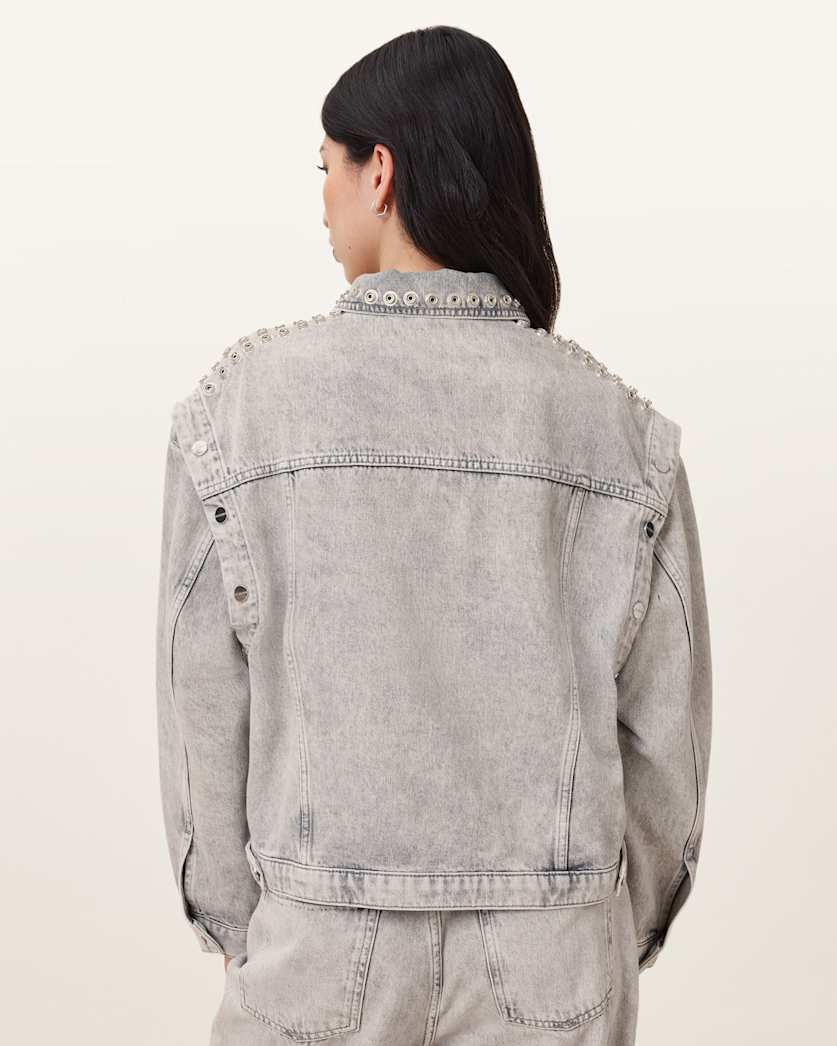 Chlo Studded Denim Jacket