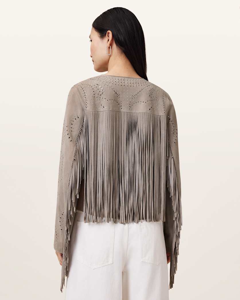 Asta Suede Tassel Jacket