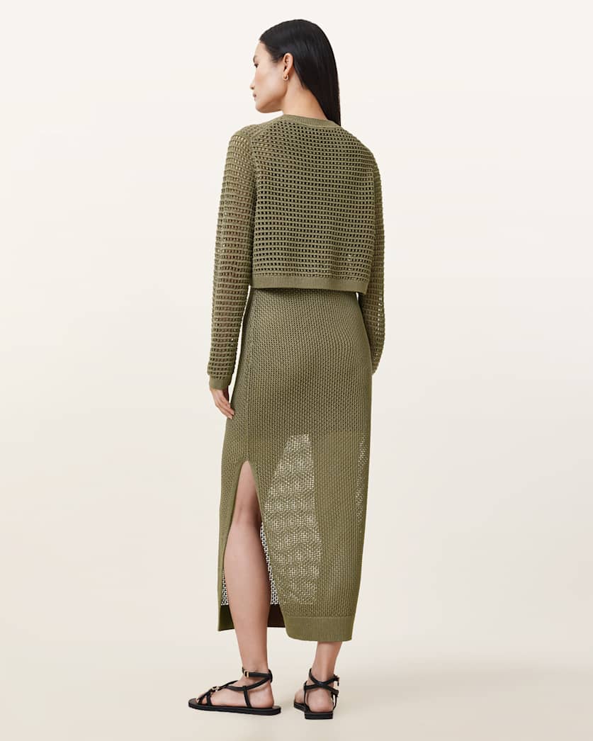 Miro Open Stitch 2-in-1 Maxi Dress