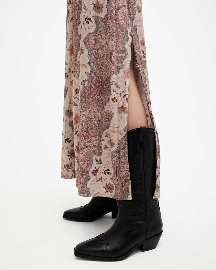 Susannah Cascade Paisley Maxi Dress