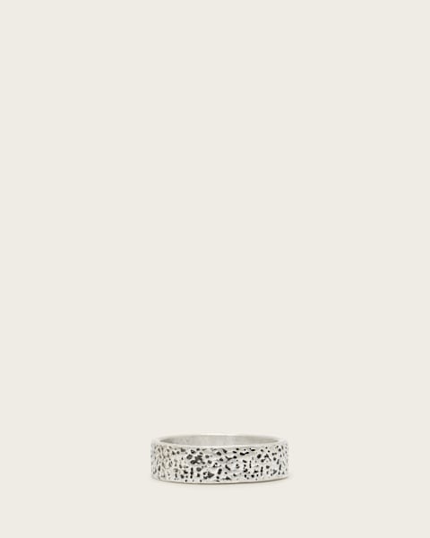 Sam Sterling Silver Textured Ring  large