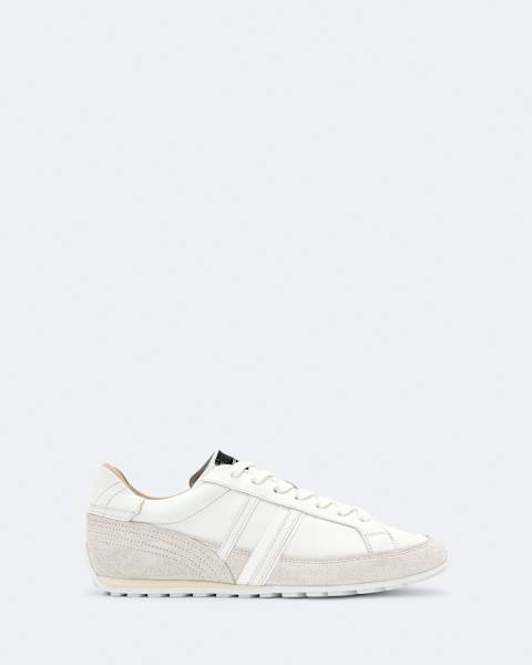 Liam Leather And Suede Low-Top Trainers  large