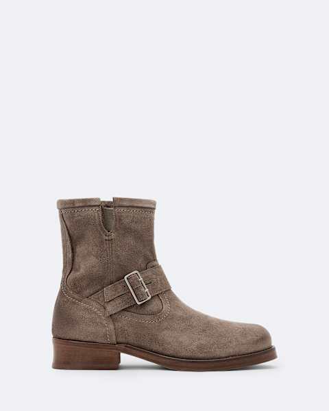 Bailey Suede Engineer Boots  large
