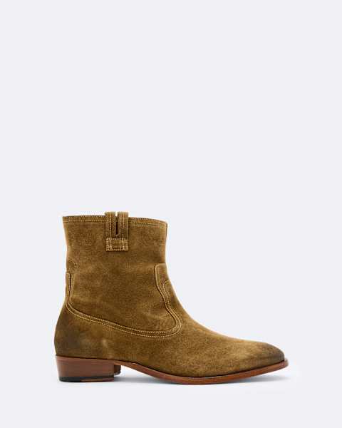 Hiro Suede Zip Up Boots  large