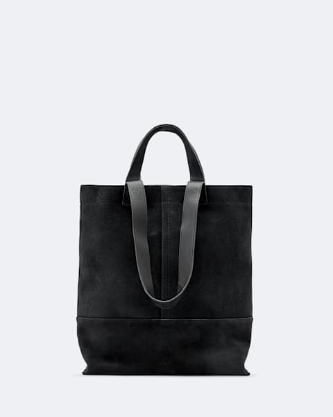 Suede tote bag  large