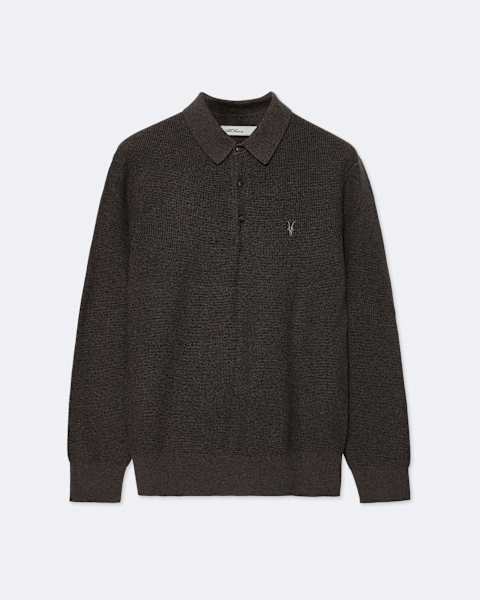 Aspen Long-Sleeve Polo Shirt  large