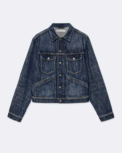Denim Trucker Jacket  large