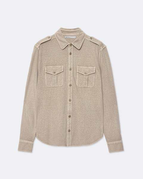 Foley Regular-Fit Military Shirt  large
