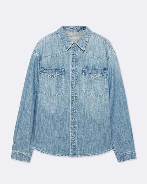 Western Denim Shirt  large