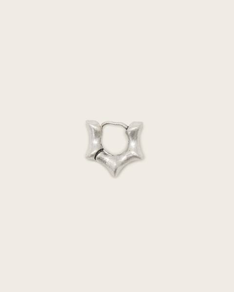 Tarek Sterling Silver Hoop Earring  large