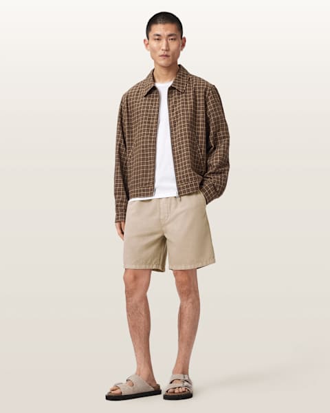 Folgate Linen-Blend Shorts