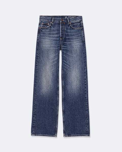 Cohen Mid-Rise Straight Leg Jeans  large