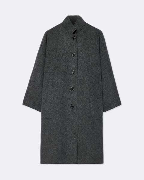 Effie Wool-Blend Cocoon Coat  large