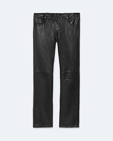 Riella Leather Bootcut Trousers  large