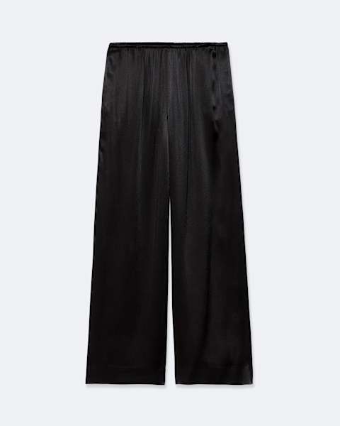 Lycia Crepe Wide-Leg Trousers  large