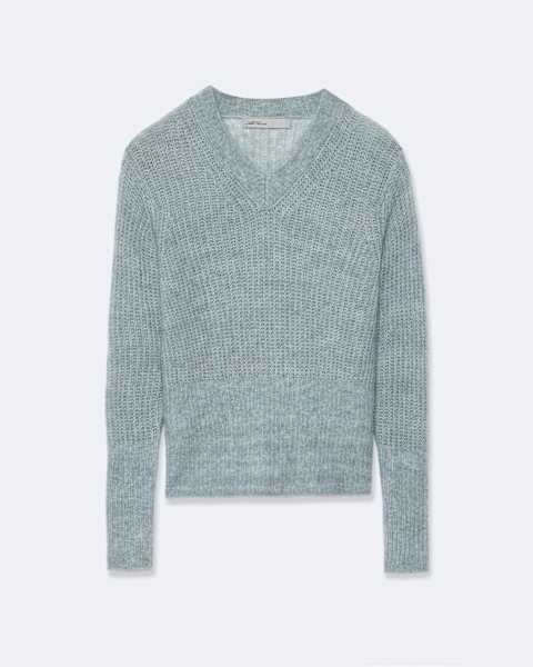 Mabel Alpaca-Blend V-Neck Jumper  large