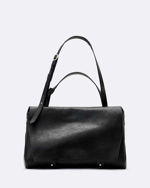 Joan Medium Leather Satchel  large