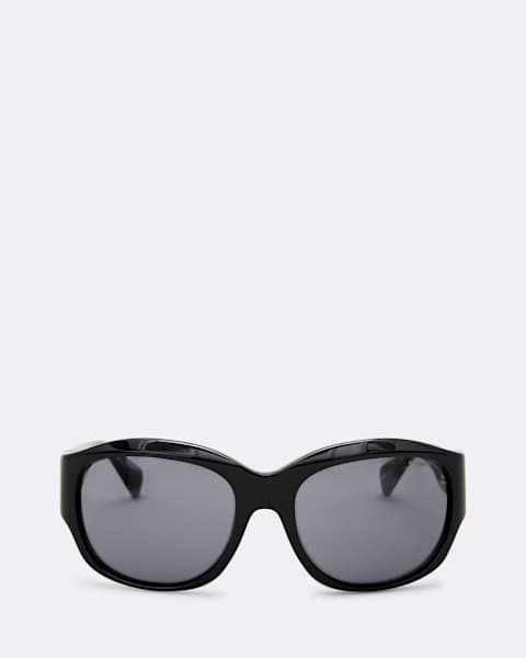 Kaelen Wrapped Oval Sunglasses  large